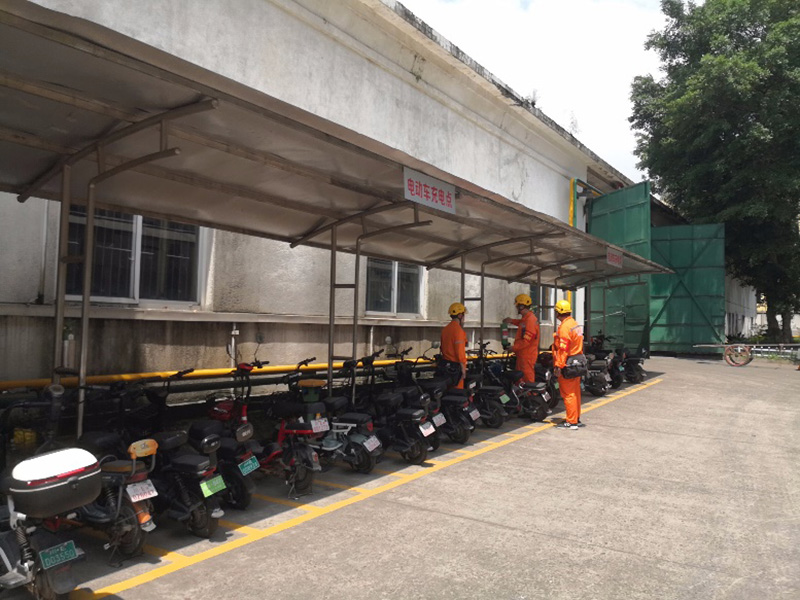 弘旭公司開展電動(dòng)車隱患排查(圖1)