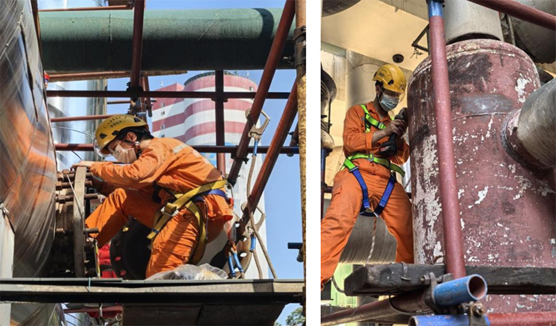 弘旭團總支青年突擊隊“戰(zhàn)高溫，斗酷暑”(圖1)