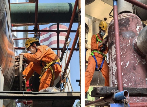 弘旭團(tuán)總支青年突擊隊(duì)“戰(zhàn)高溫，斗酷暑”