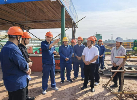 傅利才、郭春建到化工園區(qū)項目現(xiàn)場開展節(jié)前安全檢查