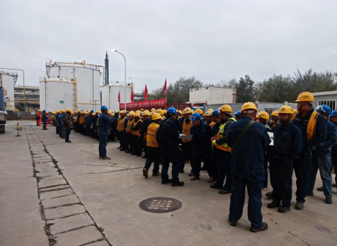 最大晨會！弘旭公司和寧大修項目部組織安全晨會